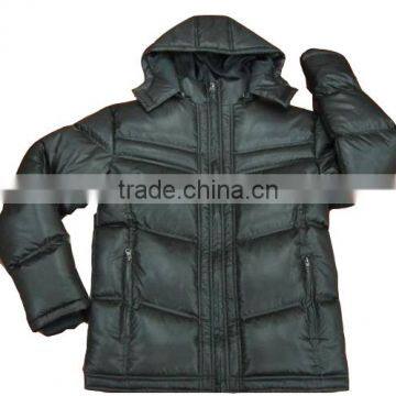 Men Padded Windproof hood Jacket Apparel Stock