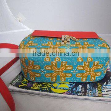 2016 African Wax Fabric Pattern Bag Africa Wax Woman Tote photo-5