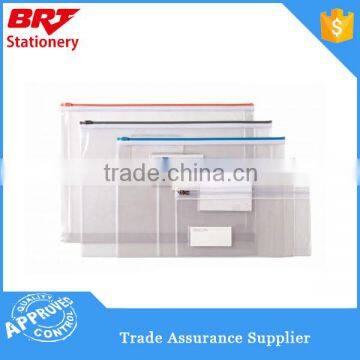 PVC Transparent zipper file pockets