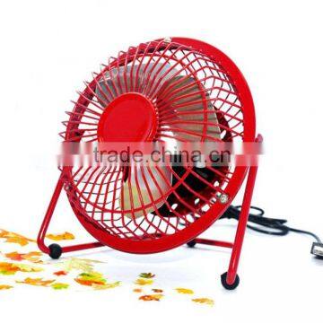 4 Inch USB Mini Small Cool Metal Desk Fan photo-6