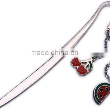 fruit shape metal bookmark