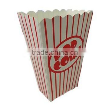 Custom logo square bottom paper popcorn box