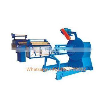 Automatic spiral wire coiling machine with uncoiler