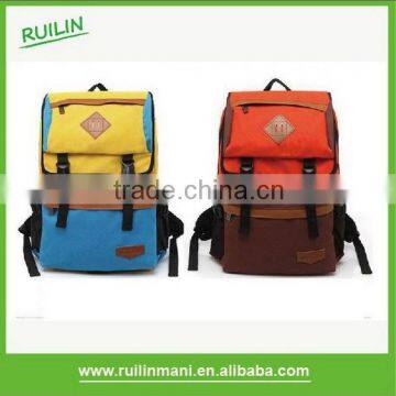 Fashion Korean Colorful Laptop Backpack Bag Men