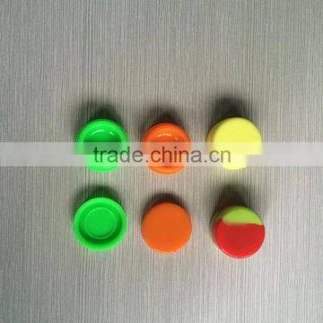 High Quality Customized Diameter 32MM 5ML Small Silicone Jars Dab Wax Container