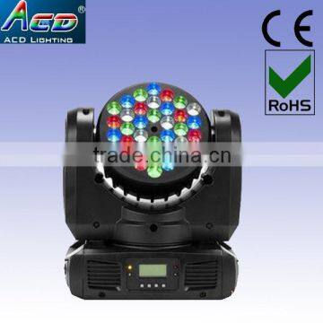 good effect stage 36*3w rgb led beam moving head wash light