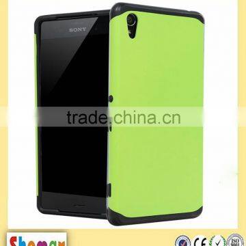 TPU+pc 2 in 1 Armor protective cover case for sony z3