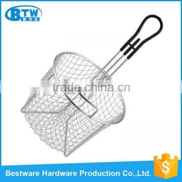 OEM&ODM accept deep fryer stainless steel 201 chicken frying basket