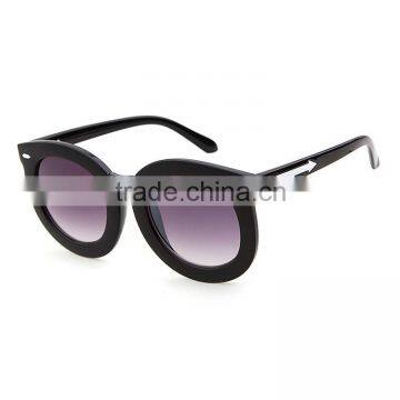 Eyewear 2015 korea fashion mirror lens round women sunglasses