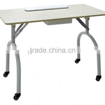 high quality wooden foldable nail table M719