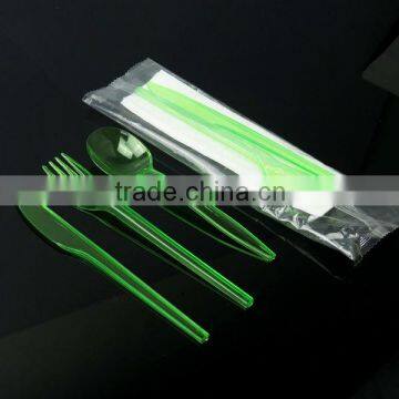 3 in 1 Disposable Plastic Cutlery Set