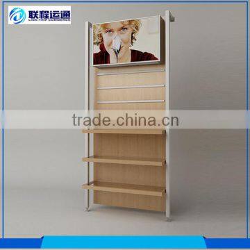 Top Metal Retail Supermarket Wooden Wall Kitchenware Display Shelves photo-2