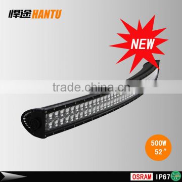 500W led light bar 5W o sram led curved auto light for peugeot head light led offroad spot light