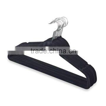 Velvet Hangers, Flocked Hangers - Space Saving Thin Profile, Non-slip Hanger with Notched Shoulders, Suit Hanger, Clothes Hanger