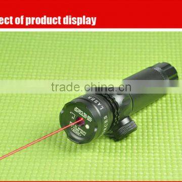 Tactical red beam military laser sight with rail mount