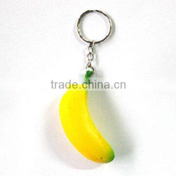 pu banana keychain