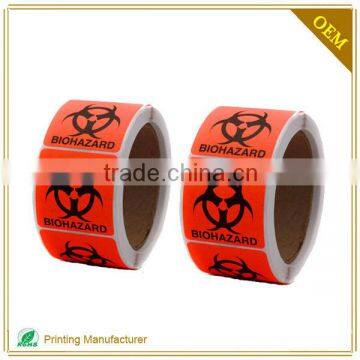 New Style Warning Sign Stickers Sticker Label In Packaging Labels Manufacturer