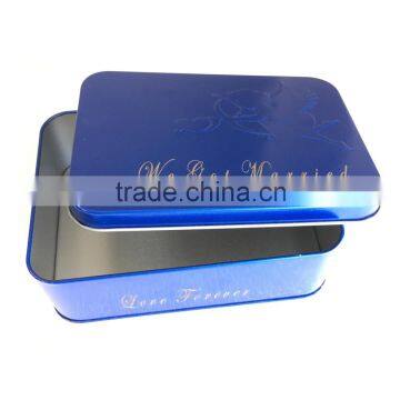 High quality Made in china customized square shape candy tin box with ISO certified