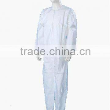 Dark Blue Safety Work Wear Polypropylene Disposable Coveralls