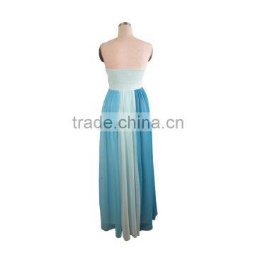 Hot Sale Style Chiffon Colorful Long Gowns Evening Dress photo-6