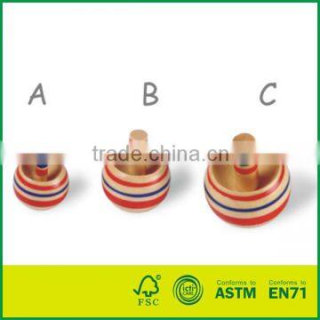 Set of Wooden Spinning Top