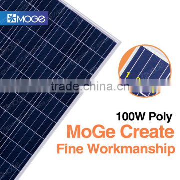 Moge aluminum profile for solar panel 18v 100wp