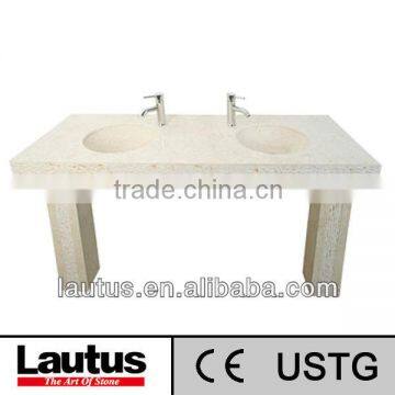 "T090GL"Imported Egypt Galala whole set marble wash basin