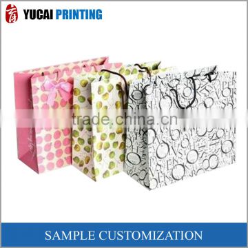 Exquisite paper gift shopping bag can be customized creative