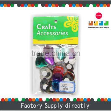 Most Popular Cheap Heart Shape Adhesive Multi Color Sequin
