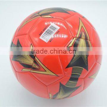 Professional official size PU football street soccer ball