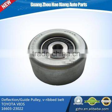 Deflection/Guide pulley, v-ribbed belt for TOYOTA VIOS 16603-23022/1660323022