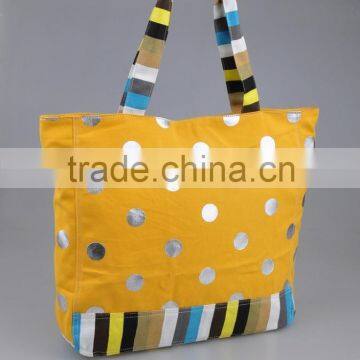 Fashionable cotton canvas bag, suitable for used as shiopping bag