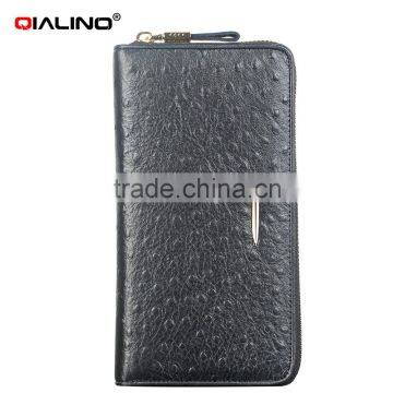 QIALINO Zipper Wallet Genuine Leather wallet women handbag