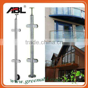 SS304 side mounted glass handrail balustrades systems in high standard quality