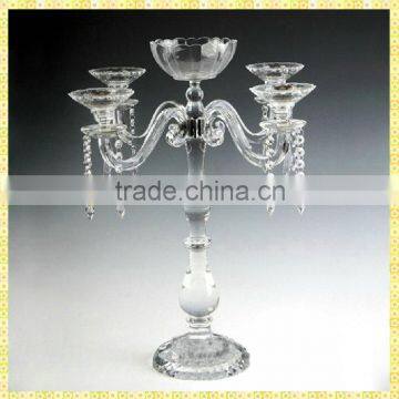 Handmade Exquisite Cheap Crystal Candelabra Centerpieces Wedding For Table Decoration