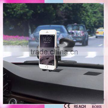 Qi wireless smartphone charger car suction cup windshield mount phone holder cradle for unicversal mobile phone