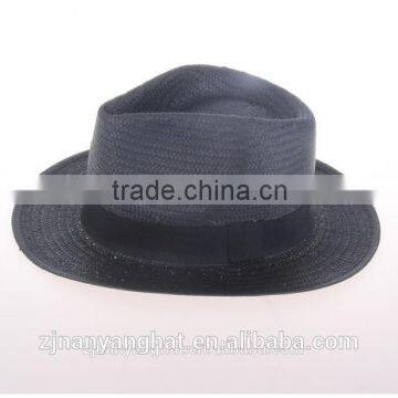 Men paper straw fedora hat wholesale