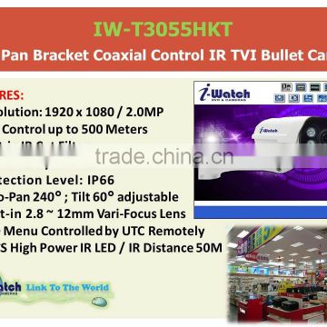 IW-T3055HKT Auto Pan Bracket UTC TVI Bullet Camera