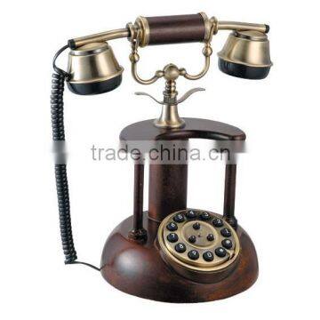 2015 Antique Decorative Wooden Wall Mounted Telephone For Gift