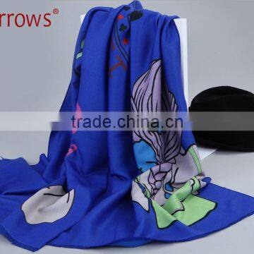 2016 Fashionable Pashmina Shawl and Cashmere Scarf Nepal for Women Lady photo-3