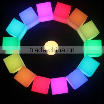 Multi Size Plastic Illuminated LED Cube