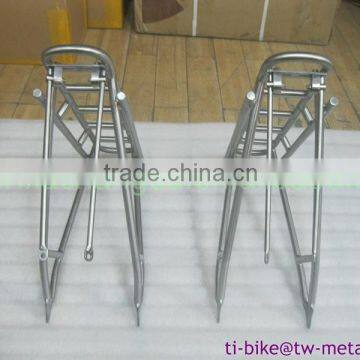 titanium bicycle rear rack Ti bike rear racks Titanium bicycle carrier for road bicycles