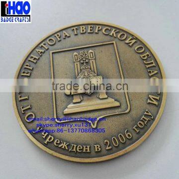 2016 High Quality Metal Brass/copper 3D Badge Coins Tokens for Souvenir photo-6