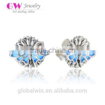 Top Design Fine Jewellery Daisy Butterfly Cheap Wholesale Stud Earrings