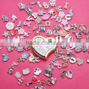 Hot Sale Fashion Design Floating Charm Locket,open Locket