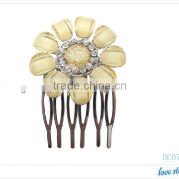 High quality fashion hair combs,flower hair comb,jewelry accessories