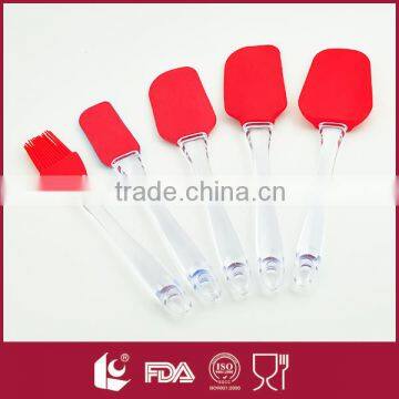 Wholesale best 5-pieces set plastic silicone solid kitchen patula