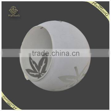Indoor Lighting Accessories Wholesale Glass Maple Leaf Lampshades