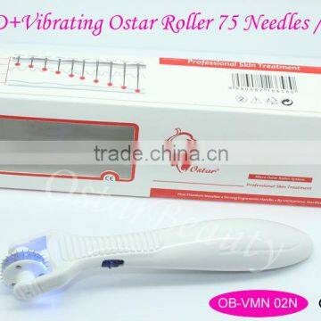 Micro skin roller photon vibrating derma roller for stretch marks removal