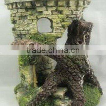 2012 new design fish aquarium resin ornaments